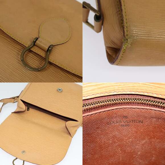 LOUIS VUITTON Epi Saint Cloud GM Shoulder Bag Beige M52196 - Picture 11 of 13